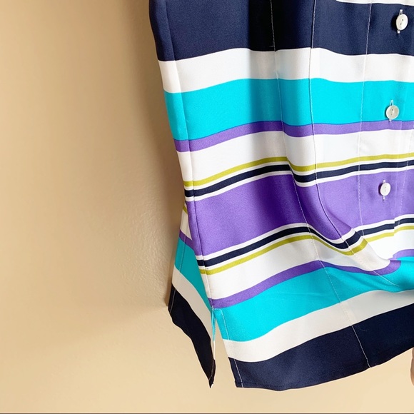 Worth 100% silk sleeveless top sundial RELISTED - Picture 9 of 9